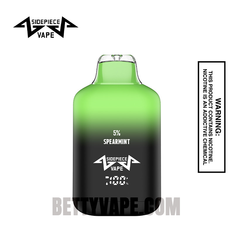Spearmint Sidepiece SP8000 Disposable Vape | Betty Vape