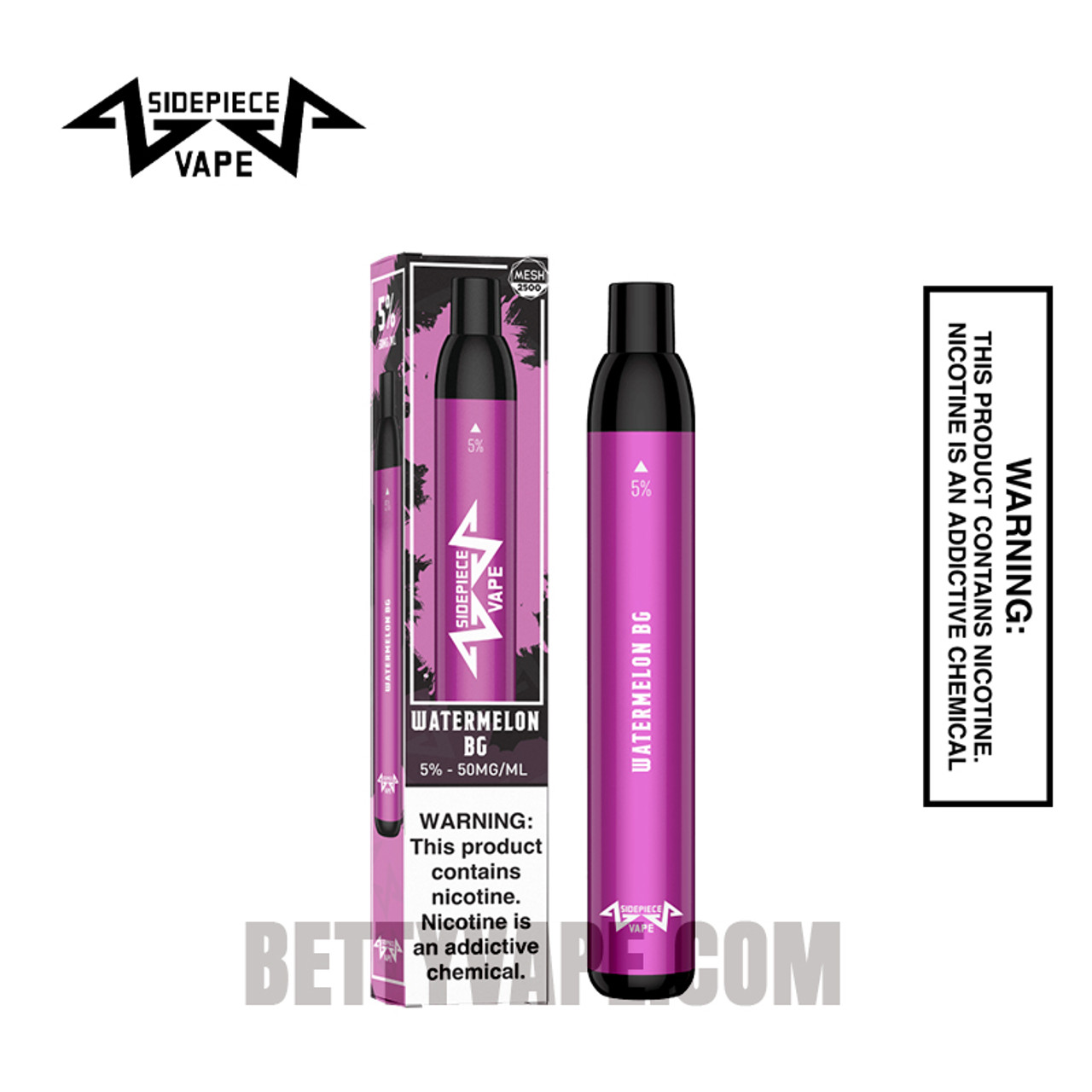 Watermelon BG Sidepiece SP2500 Disposable Vape