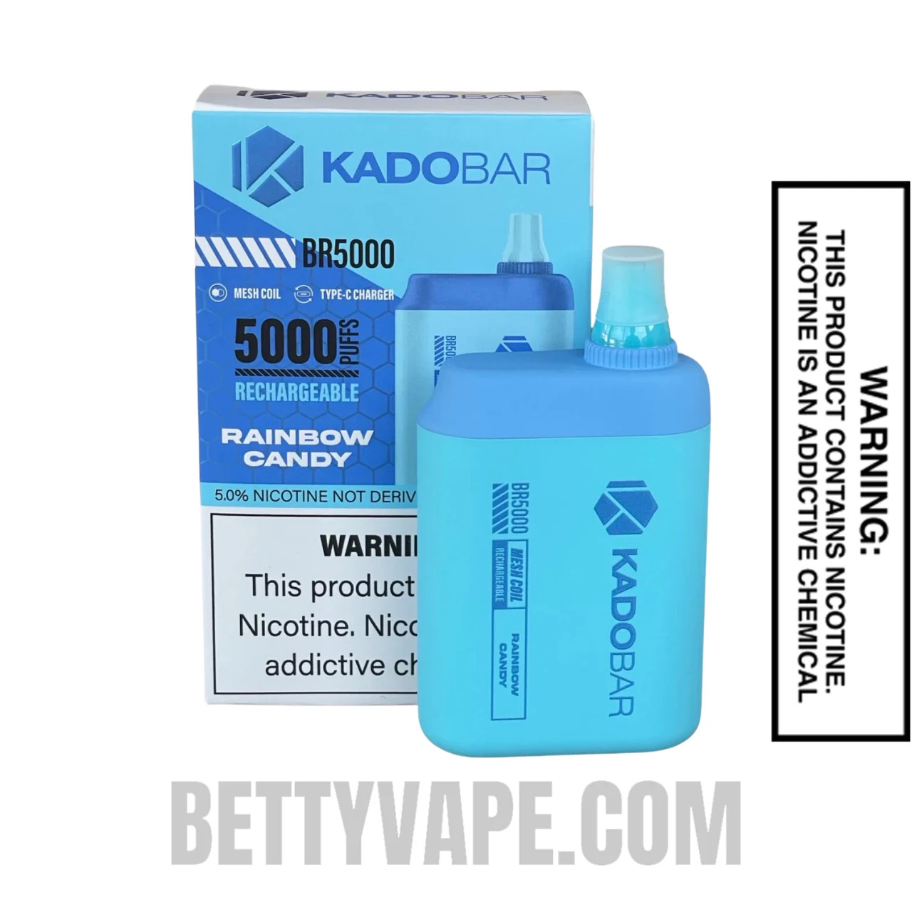 Rainbow Candy Kado Bar BR5000 Disposable Vape with Package Box