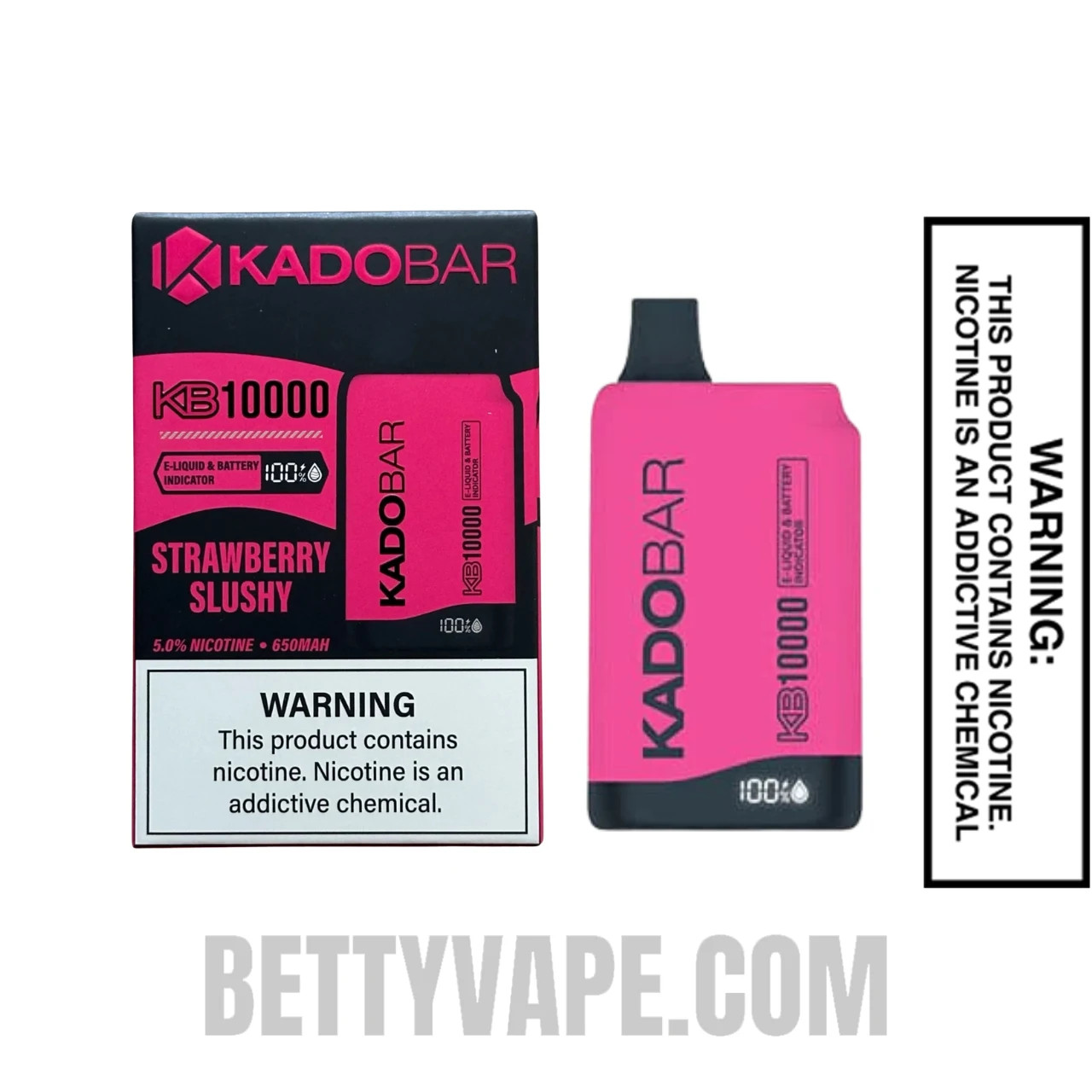 Strawberry Slushy Kado Bar KB10000 Disposable Vape with Package Box
