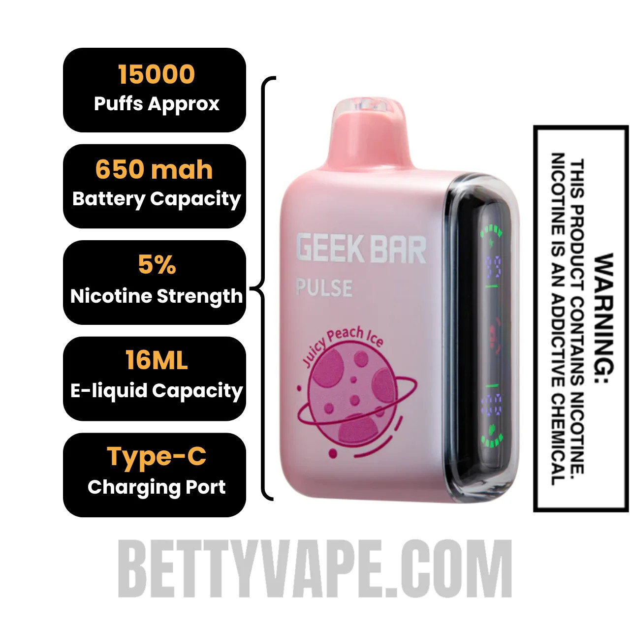 elf bar vape uk  Treat yourself to the cool, sweet notes of Juicy Peach Ice with the Geek  Bar Pulse 15000Puffs, exclusively at Elite Smoke Shop. Get ready for a  frosty peach twist that'll make