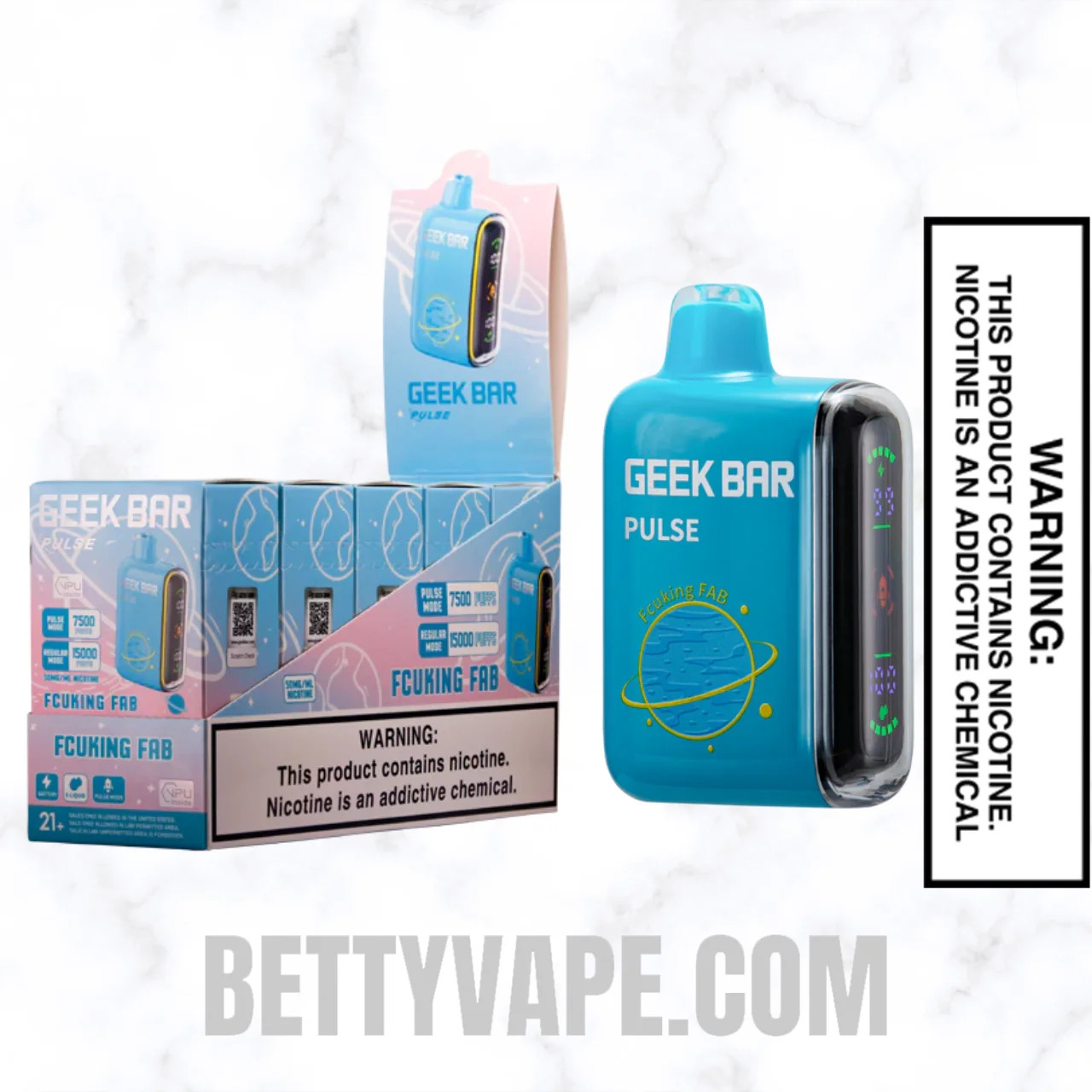 Fcuking FAB Geek Bar Pulse Disposable Vape With Bundle Pack