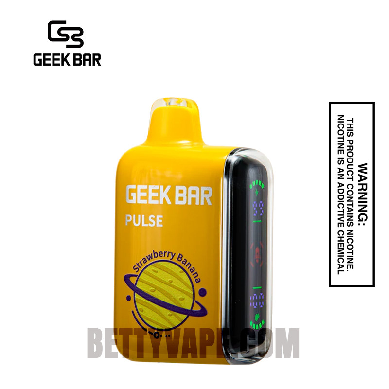 Strawberry Banana Pulse 15000 Geek Bar Pulse – Strawberry Banana 7500