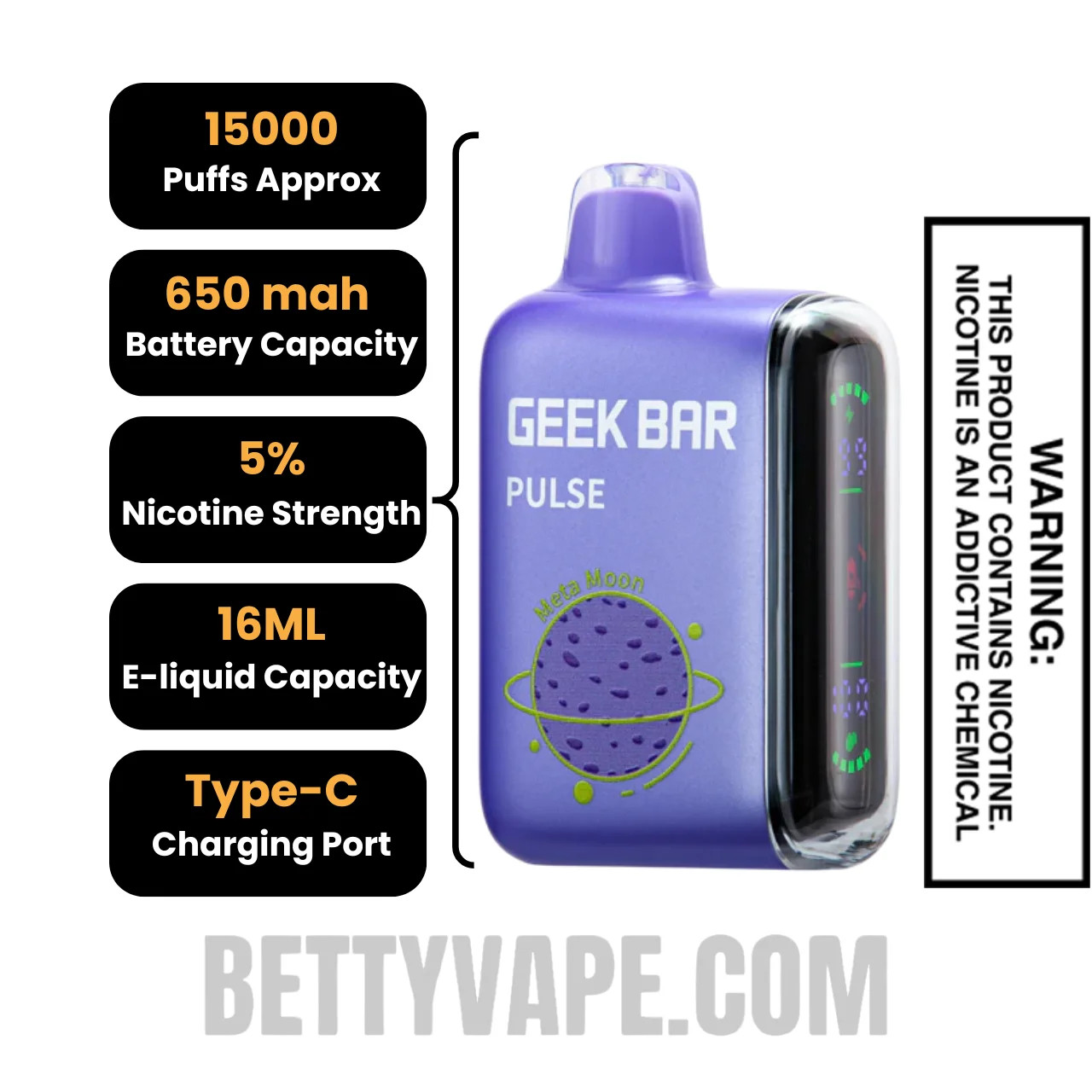 Where To Buy Geek Bar Pulse - Meta Moon - Vaporized LLC Online Shop