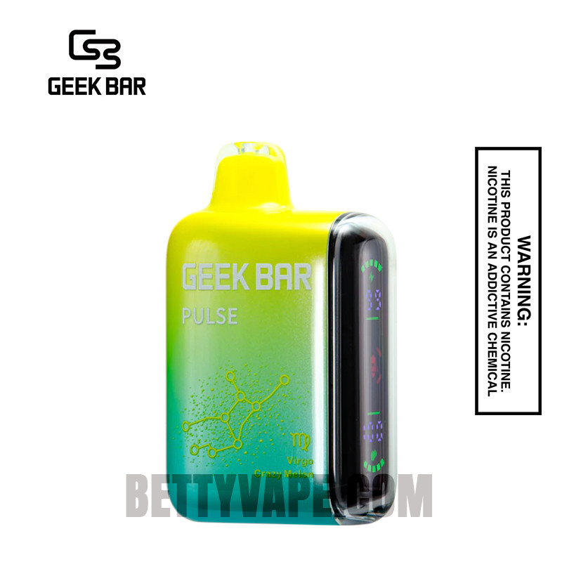 Virgo Crazy Melon Geek Bar Pulse Vape | Betty Vape