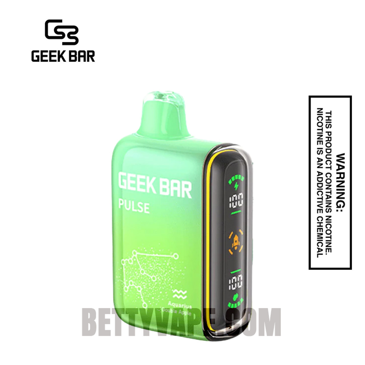 Double Apple Geek Bar Pulse Disposable Vape 15000 Puffs