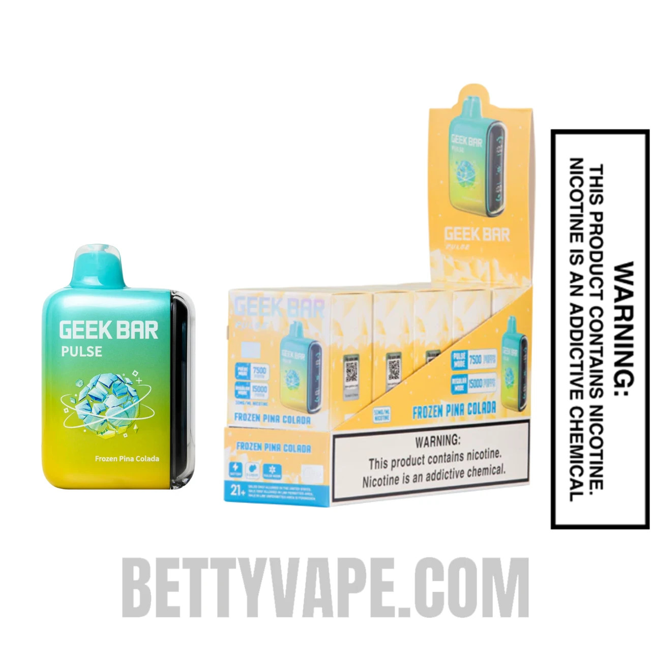 Pina Colada Geek Bar Pulse Disposable Vape with Bundle Box