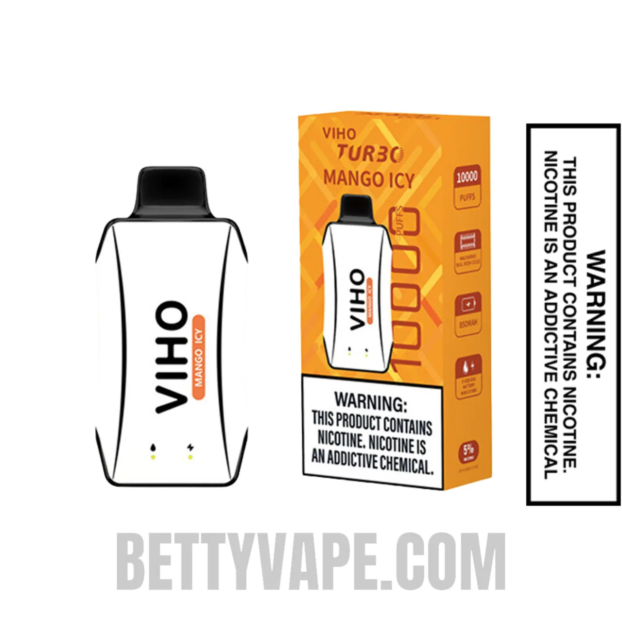 Mango Icy VIHO Turbo Vape 10000 Puffs With Package Box