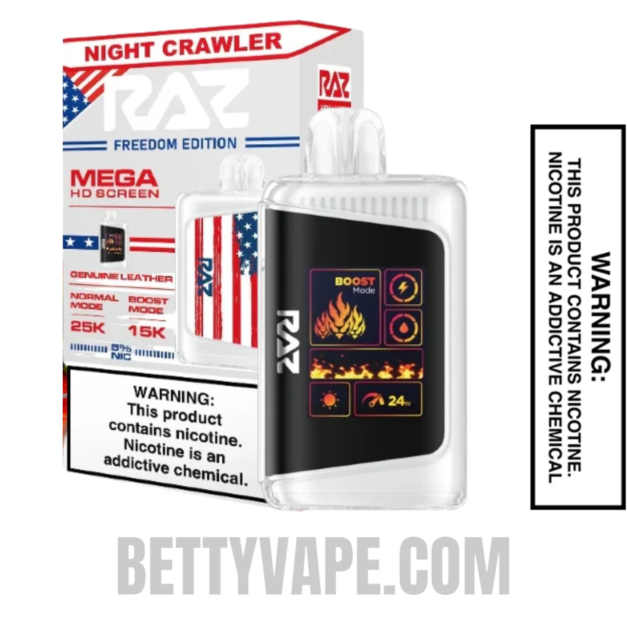 Night Crawler RAZ LTX DC25000 Freedom Edition | Betty Vape