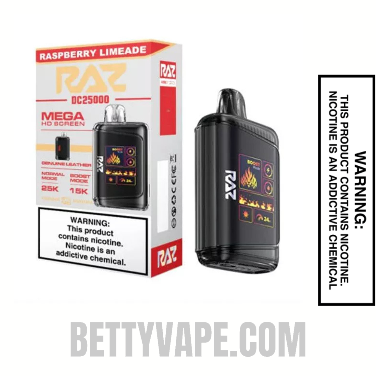 Raspberry Limeade RAZ DC25000 Disposable Vape With Package Box