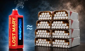 How Many Packs of Cigarettes Are in a Vape?