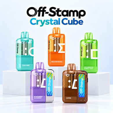 Off Stamp Crystal Cube