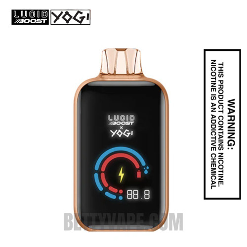 Apple Peach Ice Lucid Boost X Yogi 20123 Disposable Vape Apple Peach Ice Lucid Boost X Yogi 20123 Disposable Vape
