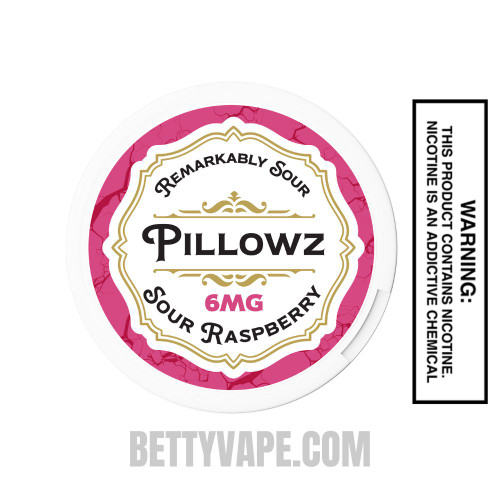 Sour Raspberry Pillowz Nicotine Pouches 6 mg Sour Raspberry Pillowz Nicotine Pouches 6 mg