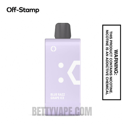Blue Razz Grape Ice Off Stamp SW16000 Disposable Blue Razz Grape Ice Off Stamp SW16000 Disposable