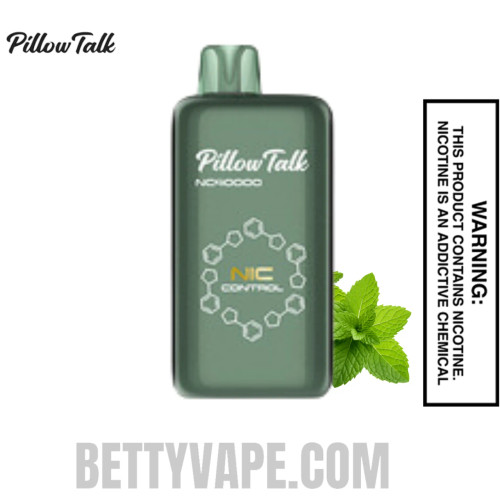 Spearmint Pillow Talk Nic Control NC40000 Disposable Vape Flavor