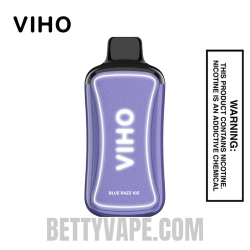 Blue Razz Ice VIHO Supercharge Zero Nicotine Disposable Vape