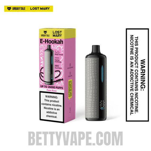 Paan Rose Lost Mary x Urban Tale E-Hookah Disposable Vape With Package Box
