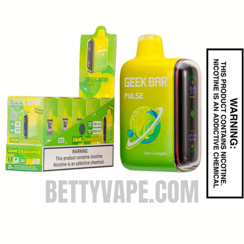 Sour Cranapple Geek Bar Pulse Disposable Vape with bundle pack Sour Cranapple Geek Bar Pulse Disposable Vape with bundle pack