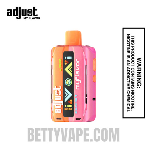 Orange Strawberry Adjust MyFlavor 40K Disposable Vape