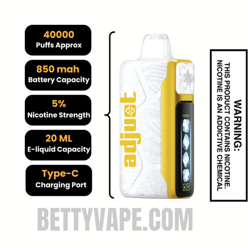 Mango Magic Adjust MyCool 40K Disposable Vape Specifications