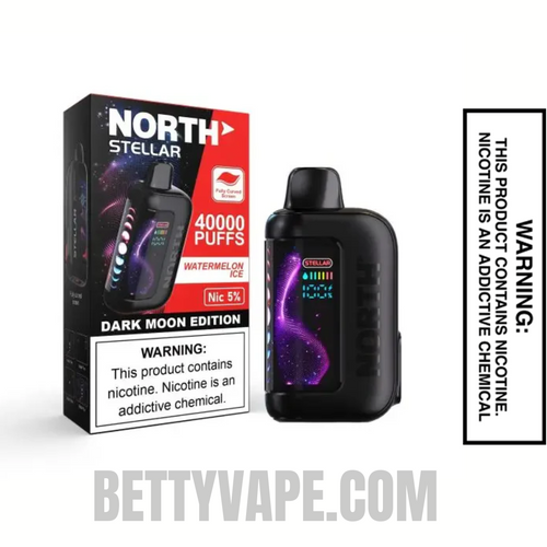 Watermelon Ice North Stellar Dark Moon 40K Disposable Vape With Package Box Watermelon Ice North Stellar Dark Moon 40K Disposable Vape With Package Box