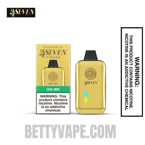 Cool Mint Gold Bar 24Seven Disposable Vape