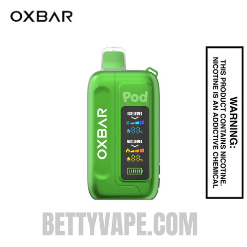Green Apple Burst OXBAR Ice-Nic Control Disposable Vape Green Apple Burst OXBAR Ice-Nic Control Disposable Vape