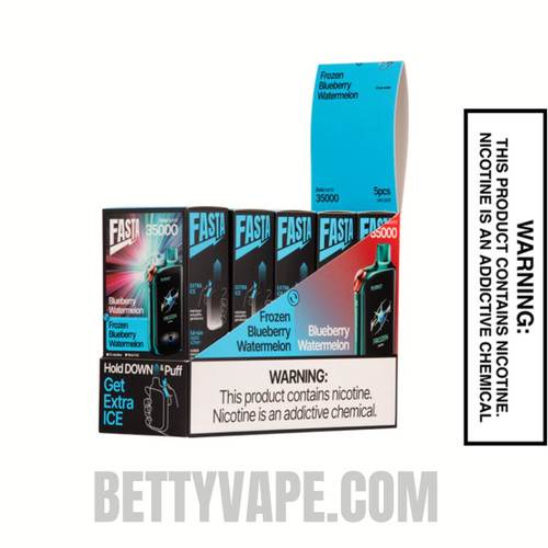 Blueberry Watermelon Fasta Burrst 35000 Disposable Vape Specifications