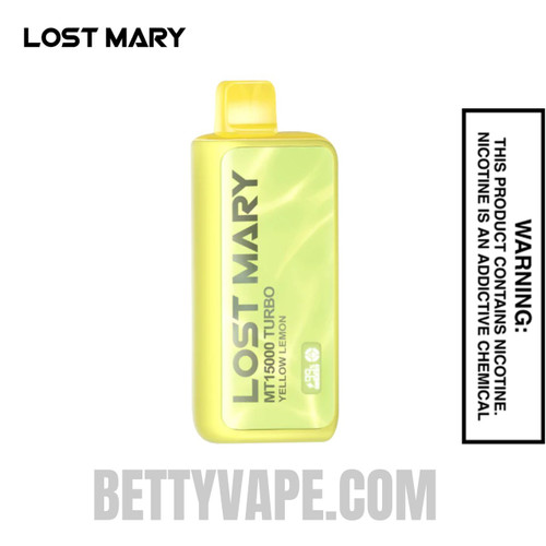 Yellow Lemon Lost Mary MT15000 Turbo Vape