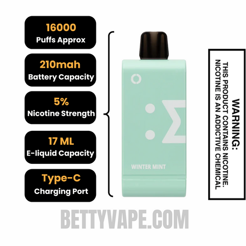 Winter Mint Off-Stamp SW16000 Vape Kit Specification