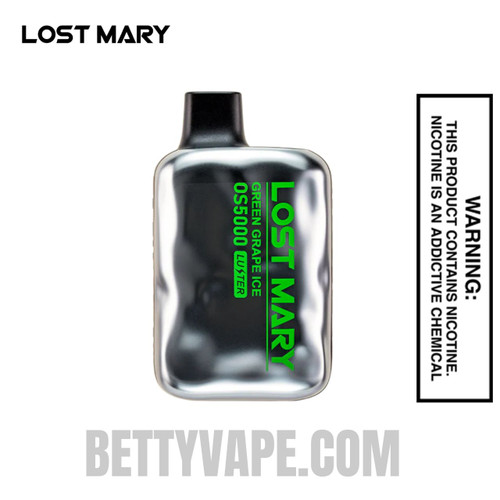 Green Grape Ice Lost Mary OS5000 Luster Vape