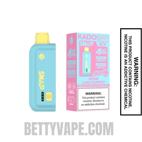 Sour Lush Kado Bar Snap 25K Disposable Pod Specifications