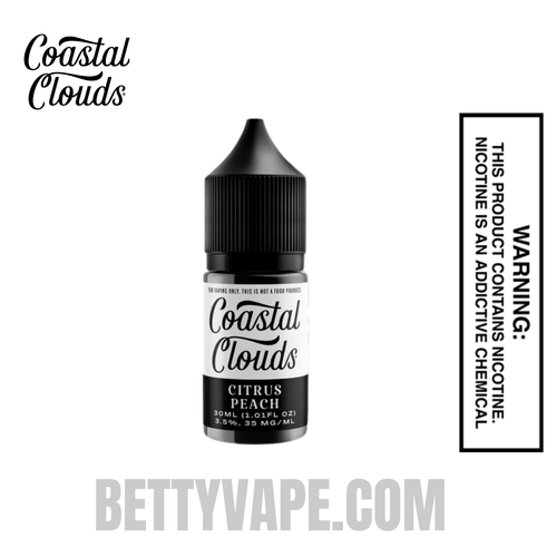 Citrus Peach Salt Coastal Clouds Salt Nic 30 ML 35 MG