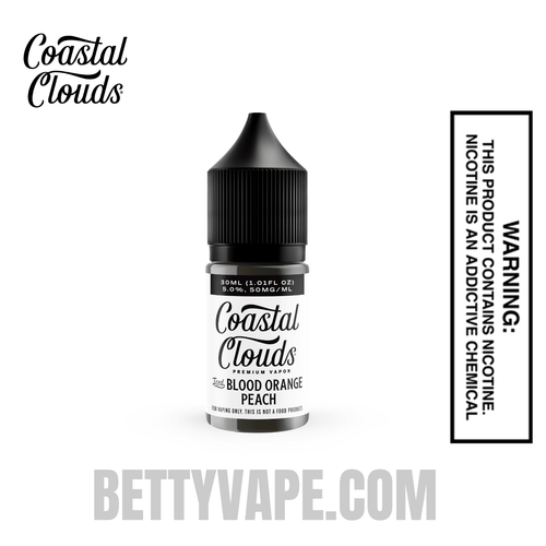 Iced Blood Orange Peach Salt Coastal Clouds Salt Nic 30 ML 50 MG