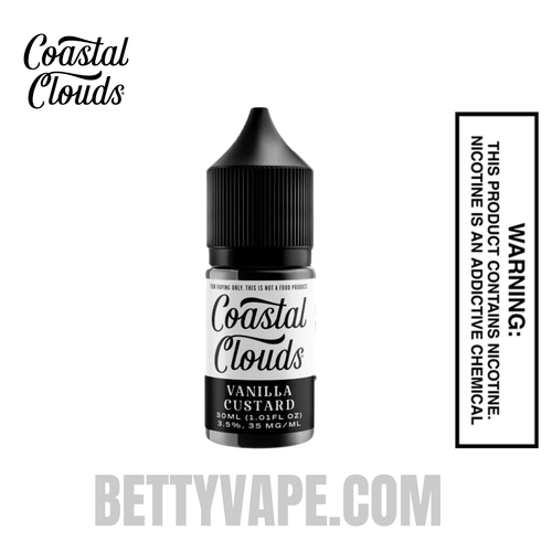 Vanilla Custard Salt Coastal Clouds Salt Nic 30 ML 35 MG