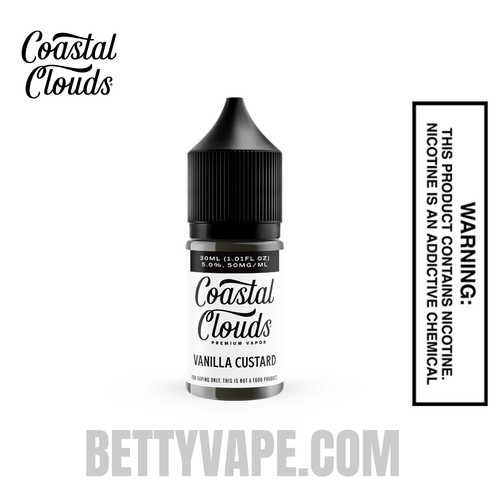 Vanilla Custard Salt Coastal Clouds Salt Nic 30 ML 50 MG