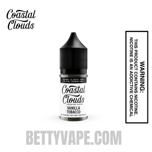 Vanilla Tobacco Salt Coastal Clouds Salt Nic 30 ML 50 MG
