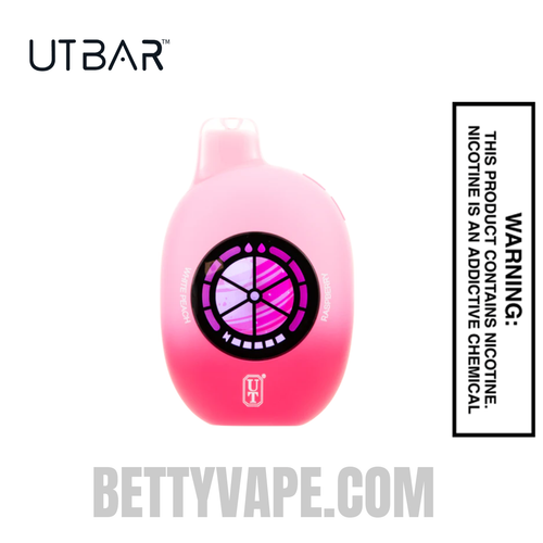 White Peach/Raspberry Flum UT Bar 50K Disposable Vape White Peach/Raspberry Flum UT Bar 50K Disposable Vape