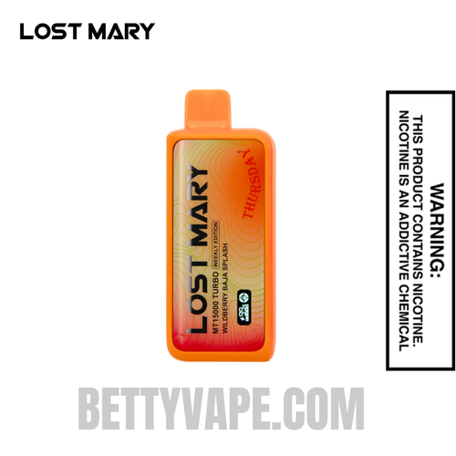 Wildberry Baja Splash Lost Mary MT15000 Turbo Vape (Thursday)