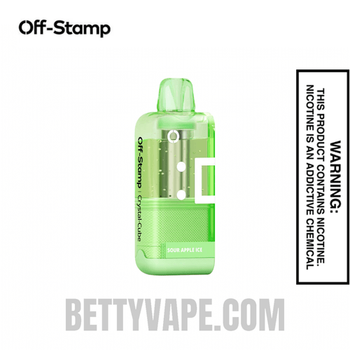 Sour Apple Ice Off Stamp X Cube Crystal Cube 35K Vape Pod