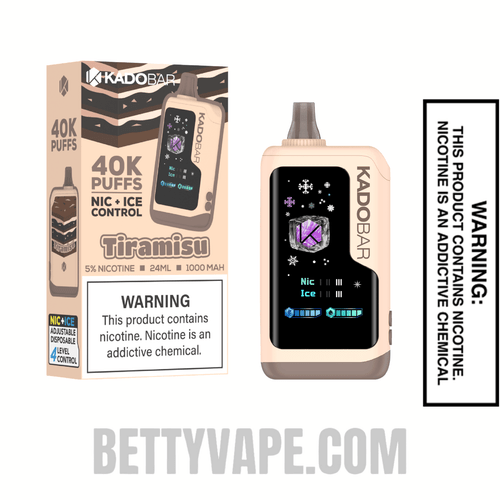 Tiramisu Kado Bar NI40K Ice-Nic Control Disposable Vape Specifications