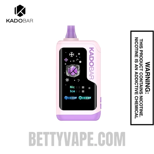 Strawberry Cream Snow Cone Kado Bar NI40K Ice-Nic Control Disposable Vape