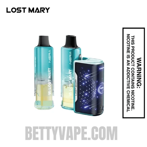 Miami Mint & Winter Mint Lost Mary Nera Fullview 70K Disposable Vape Kit