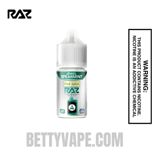 Jewel Spearmint Pod Juice X RAZ Vape Juice 100 ML