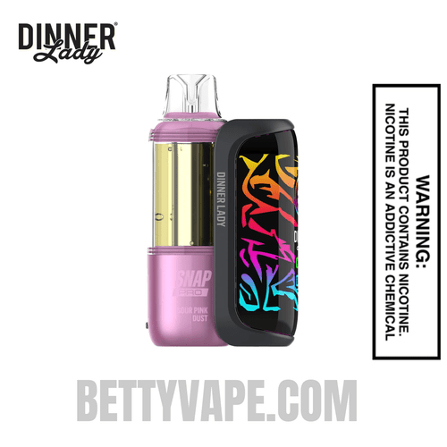 Sour Pink Dust Dinner Lady Snap Pro 35K Disposable Vape Kit