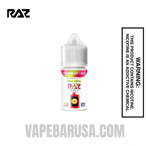 Strawberry Lolly RAZ Salt Nic Juice 30 ML