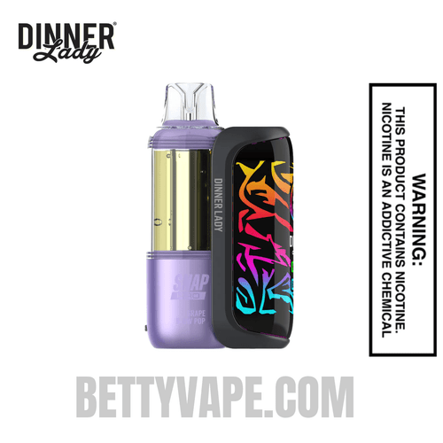 Grape Blow Pop Dinner Lady Snap Pro 35K Disposable Vape Kit