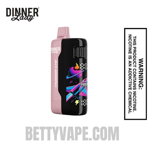 Strawberry B Pop Dinner Lady Galax 60K Disposable Vape
