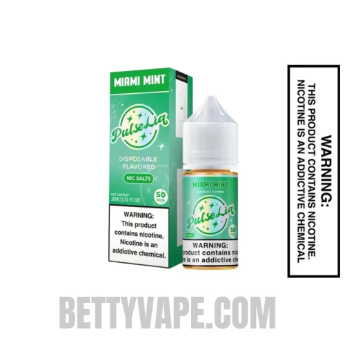 Miami Mint Pulse Liq Salt Nic 30ML With Package Box